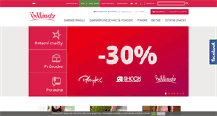 Desktop Screenshot of bellinda.cz